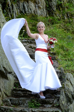 fotografie svatebních šatů